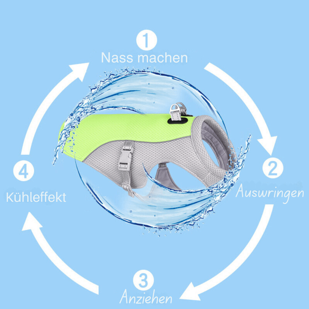 Fellfreunde Kühlweste Sommerkleidung für ihr Liebling